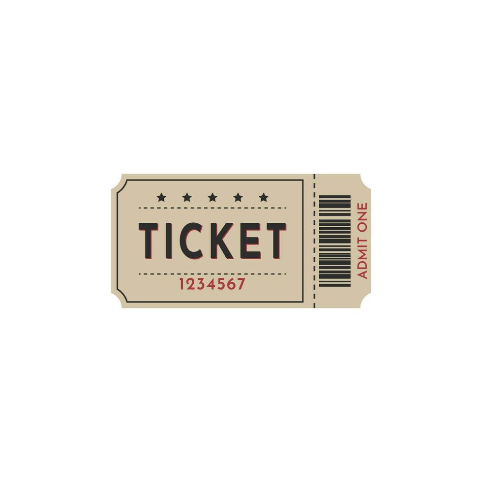 toegeven een ticket vector ontwerp logo sjabloon