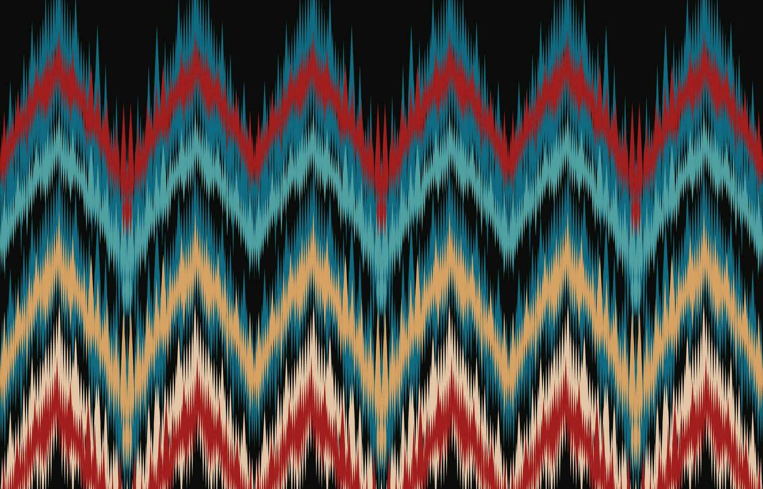 etnisch abstract ikat kunst. aztec ornament afdrukken. meetkundig etnisch patroon naadloos kleur oosters. ontwerp voor achtergrond ,gordijn, tapijt, behang, kleding, inpakken, batik, vector illustratie.