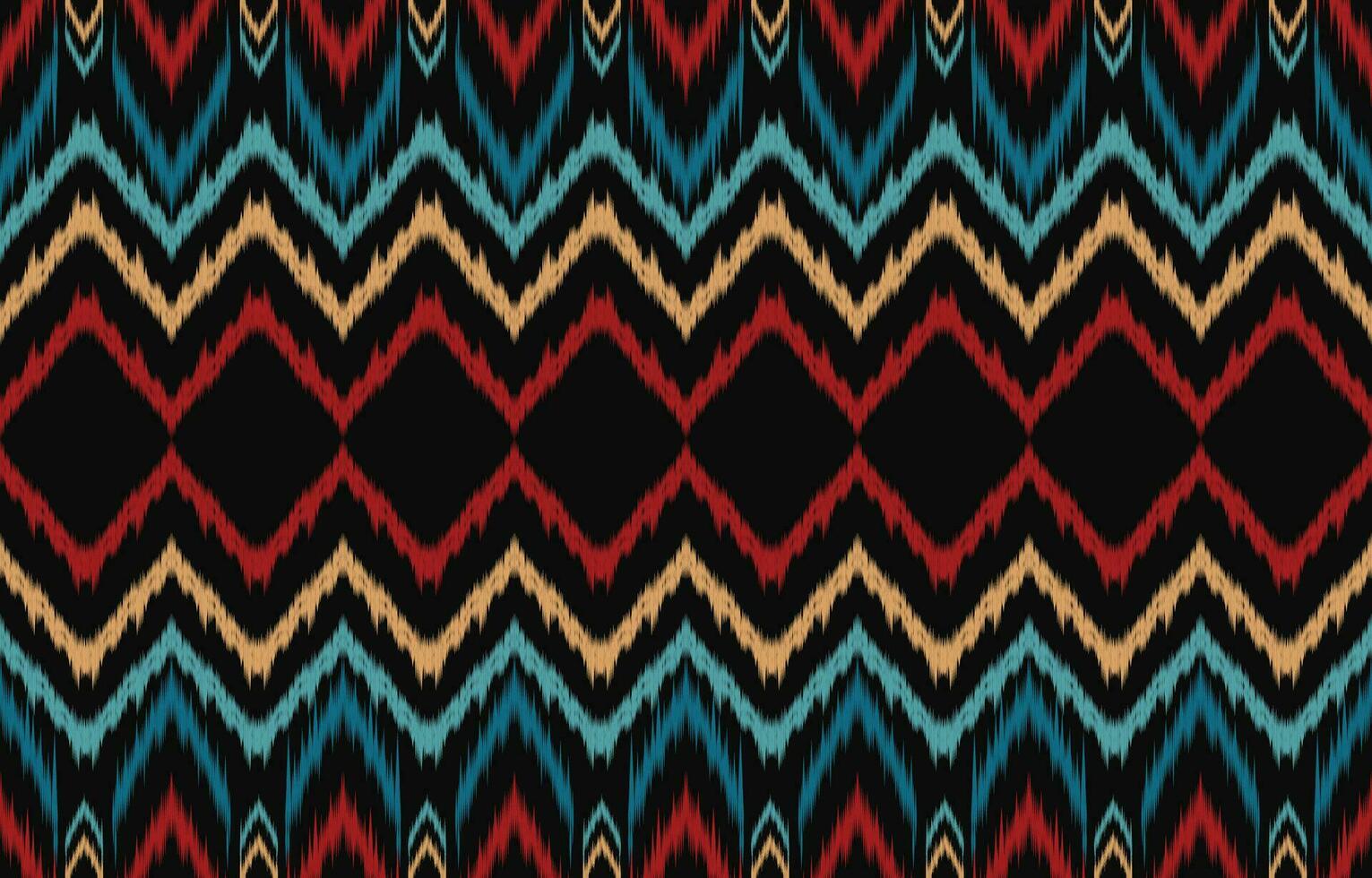 etnisch abstract ikat kunst. aztec ornament afdrukken. meetkundig etnisch patroon naadloos kleur oosters. ontwerp voor achtergrond ,gordijn, tapijt, behang, kleding, inpakken, batik, vector illustratie.