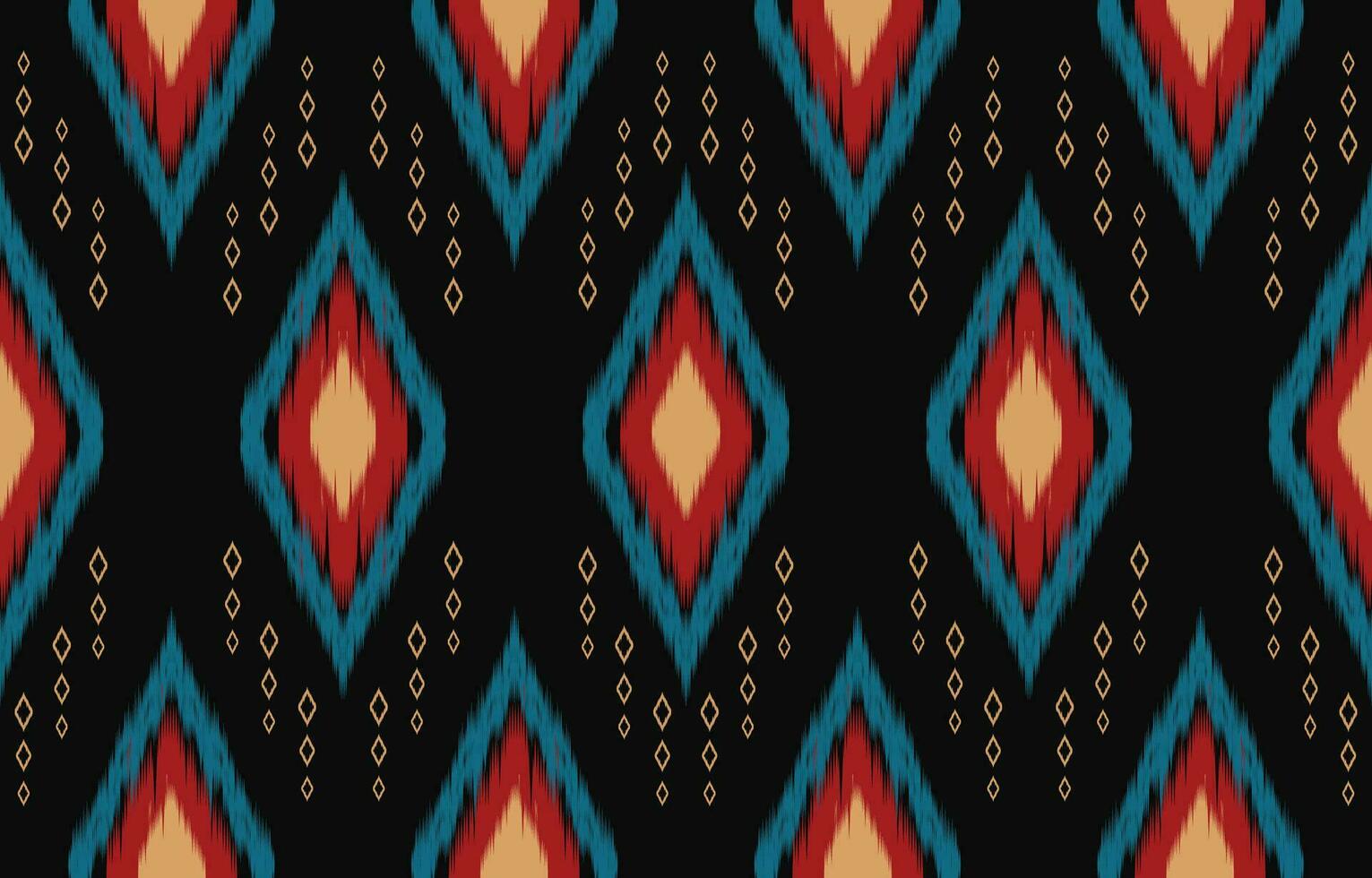 etnisch abstract ikat kunst. aztec ornament afdrukken. meetkundig etnisch patroon naadloos kleur oosters. ontwerp voor achtergrond ,gordijn, tapijt, behang, kleding, inpakken, batik, vector illustratie.