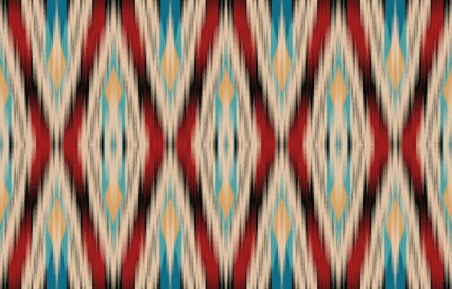 etnisch abstract ikat kunst. aztec ornament afdrukken. meetkundig etnisch patroon naadloos kleur oosters. ontwerp voor achtergrond ,gordijn, tapijt, behang, kleding, inpakken, batik, vector illustratie.