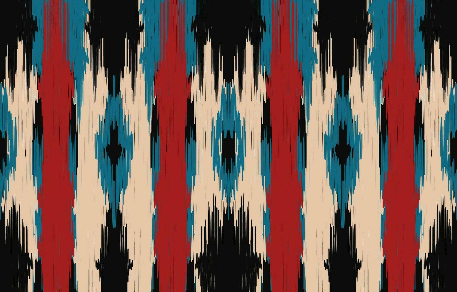 etnisch abstract ikat kunst. aztec ornament afdrukken. meetkundig etnisch patroon naadloos kleur oosters. ontwerp voor achtergrond ,gordijn, tapijt, behang, kleding, inpakken, batik, vector illustratie.