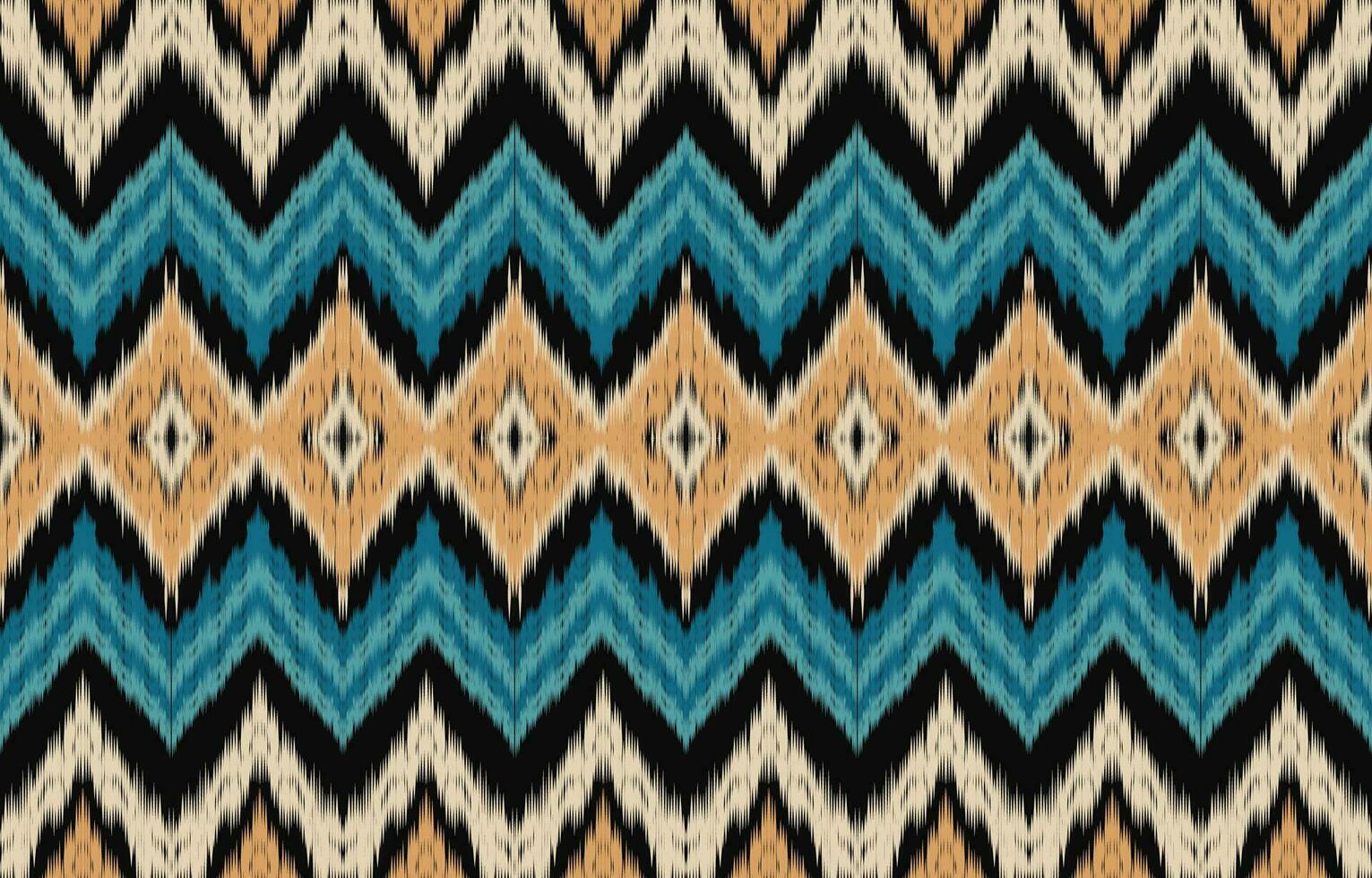 etnisch abstract ikat kunst. aztec ornament afdrukken. meetkundig etnisch patroon naadloos kleur oosters. ontwerp voor achtergrond ,gordijn, tapijt, behang, kleding, inpakken, batik, vector illustratie.