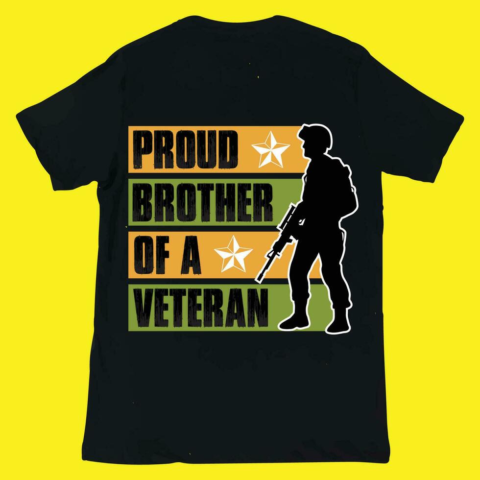 veteranen dag geweldig t-shirt ontwerp voor afdrukken vector