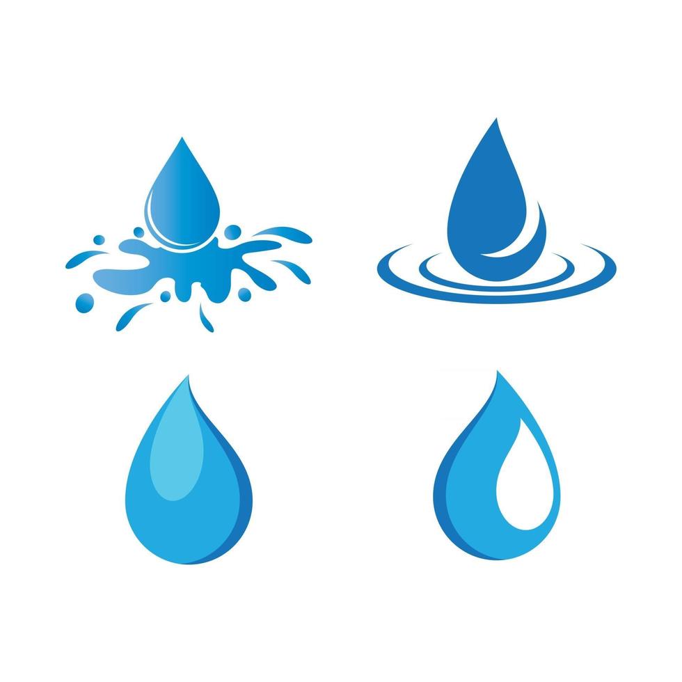 waterdruppel logo afbeeldingen vector