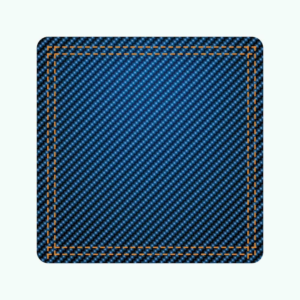 denim label geïsoleerd vector