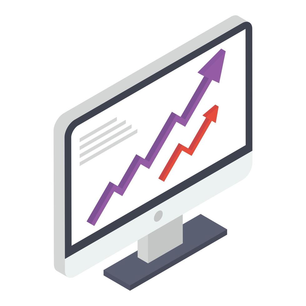 mobiele data-analyse vector