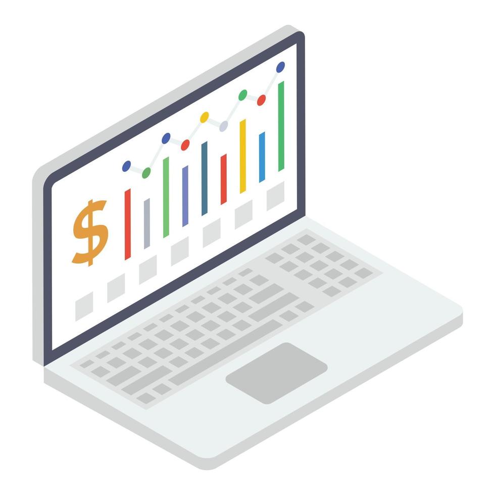 concepten voor webanalyse vector