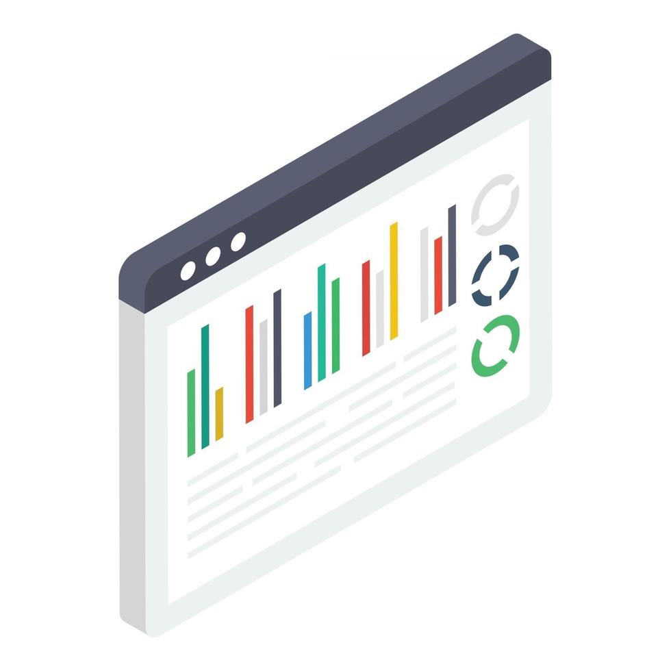 concepten voor webanalyse vector