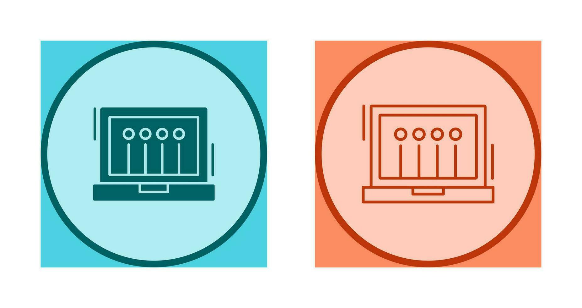 laptop vector pictogram