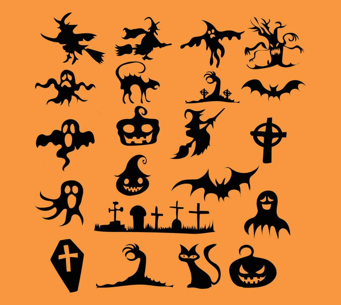 reeks van halloween eng vector