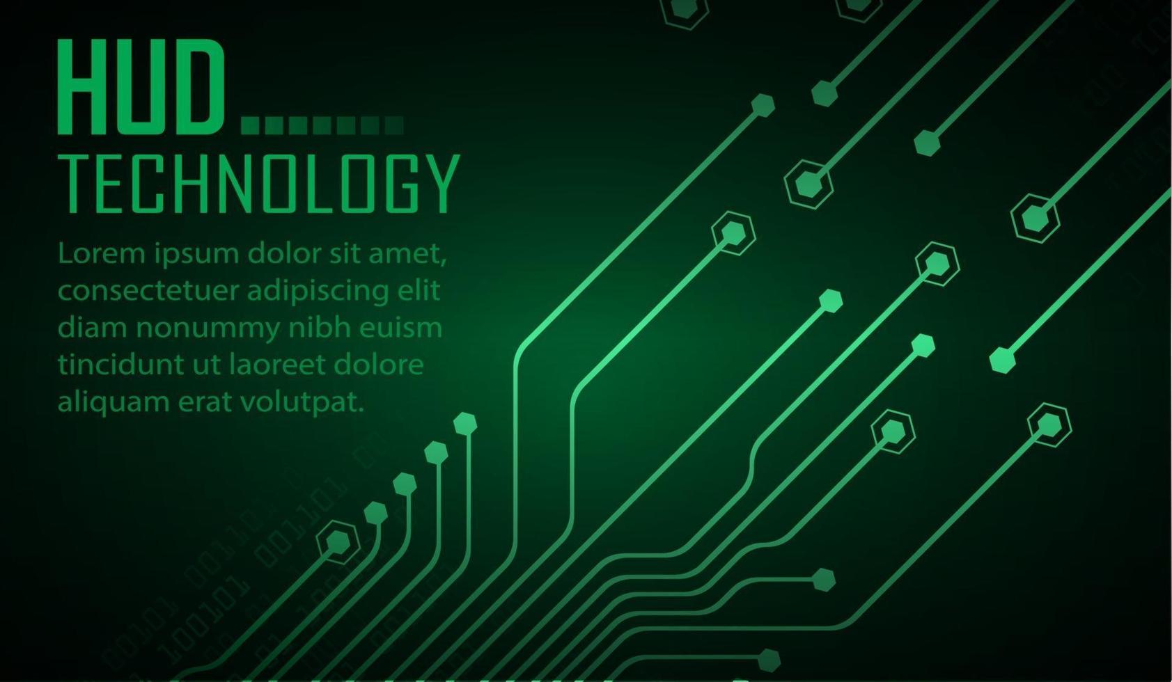 cyber circuit toekomstige technologie concept achtergrond vector