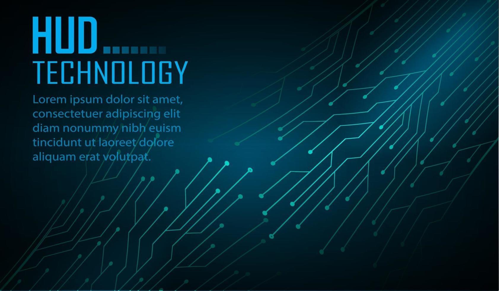 cyber circuit toekomstige technologie concept achtergrond vector