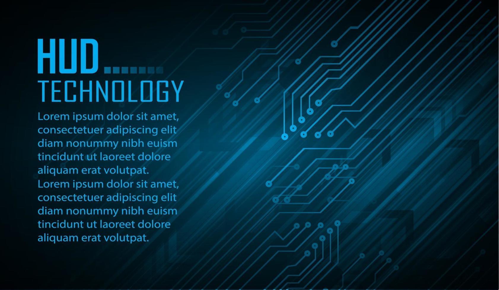 cyber circuit toekomstige technologie concept achtergrond vector