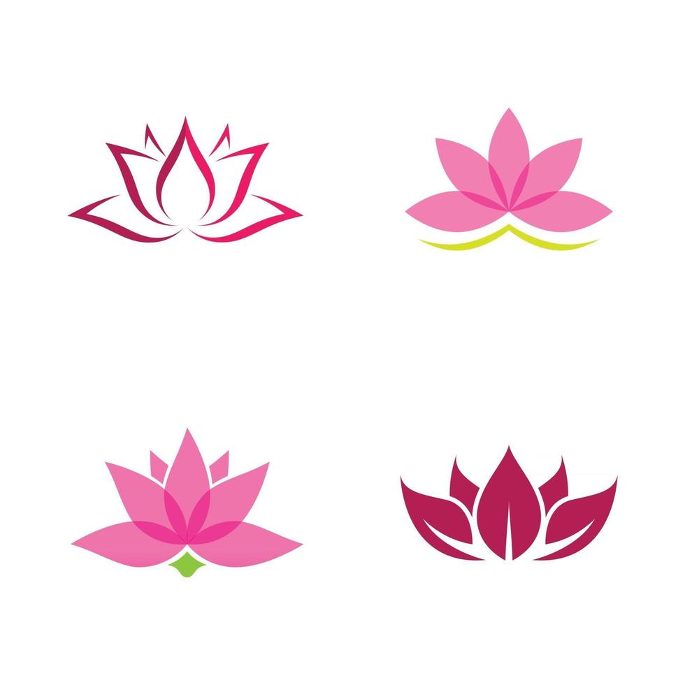 gestileerde lotusbloem pictogram vector