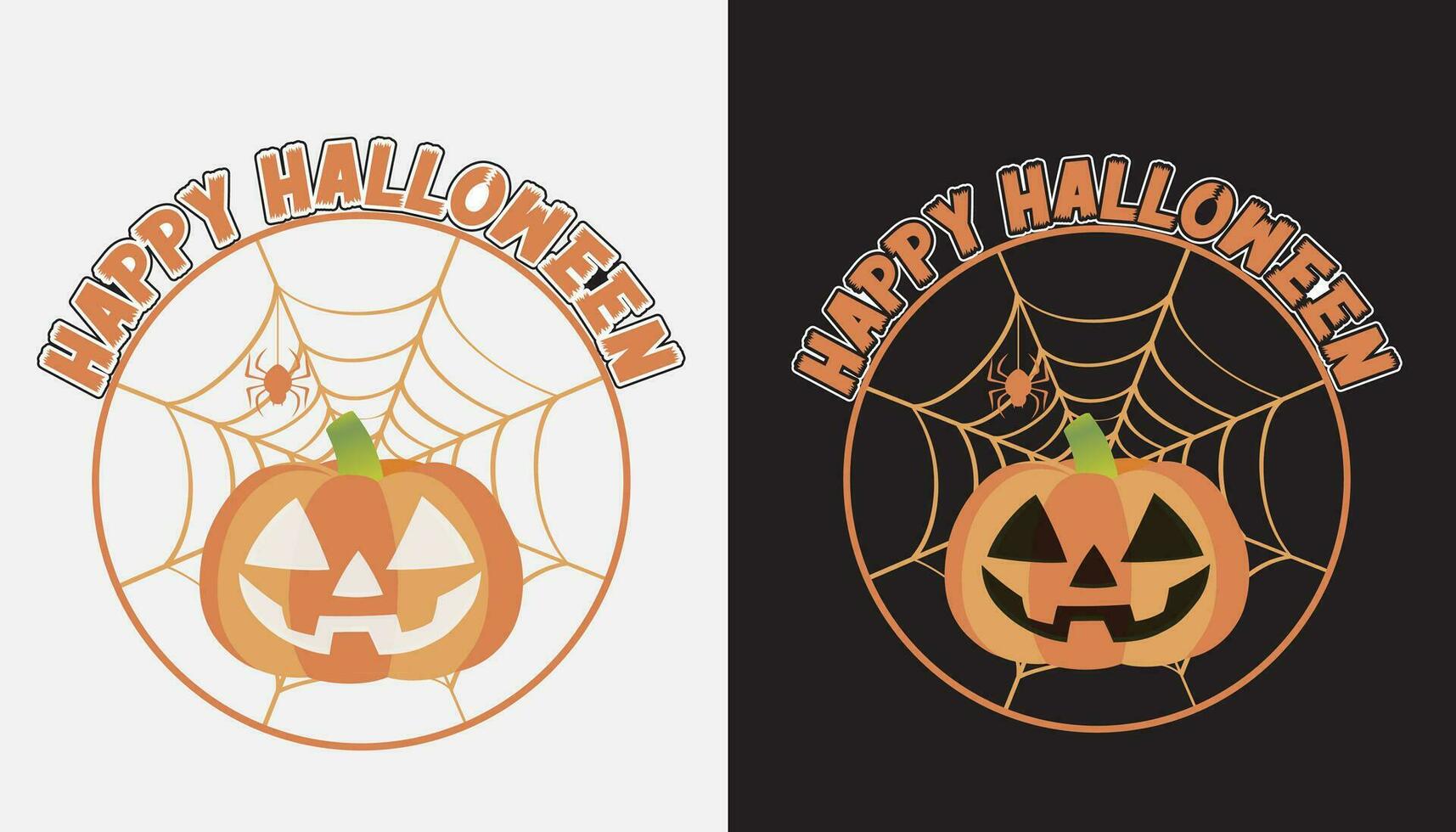 gelukkig halloween vector ontwerp met patches voor t-shirts en anderen