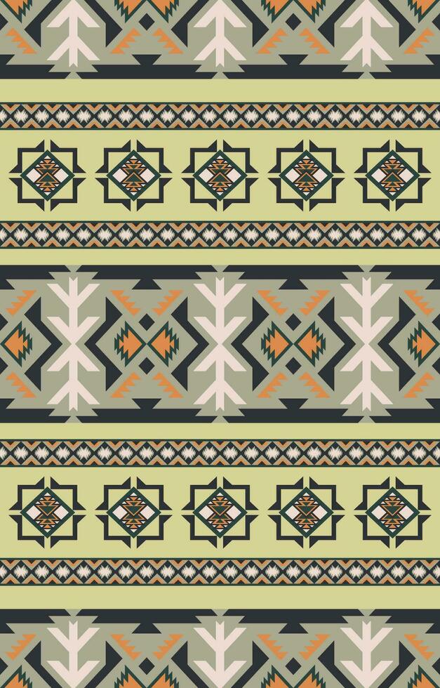 Navajo tribal vector naadloos patroon. inheems Amerikaans ornament. etnisch zuiden western decor stijl. boho meetkundig ornament. vector naadloos patroon. Mexicaans deken, tapijt. geweven tapijt