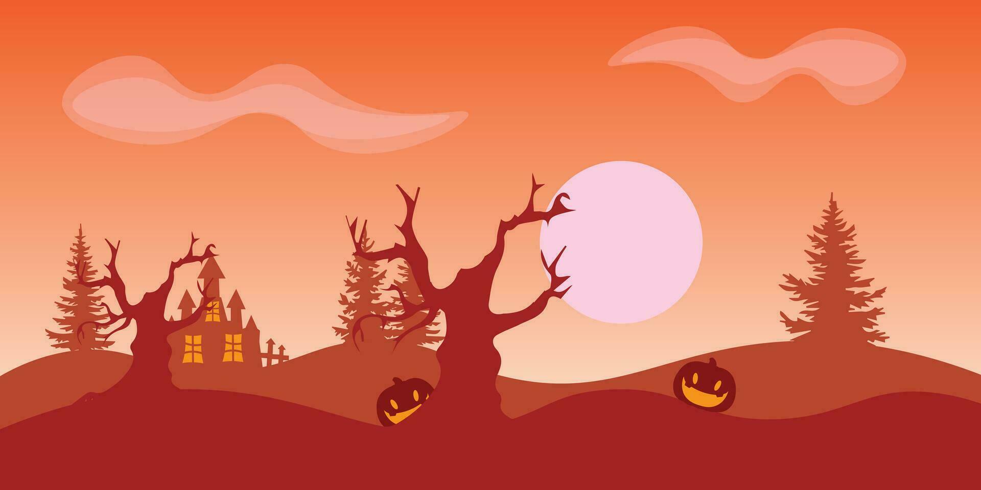 vector achtergrond ontwerp met halloween thema