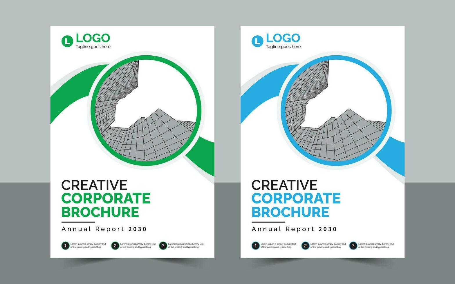 creatief zakelijke brochure Hoes ontwerp. vector