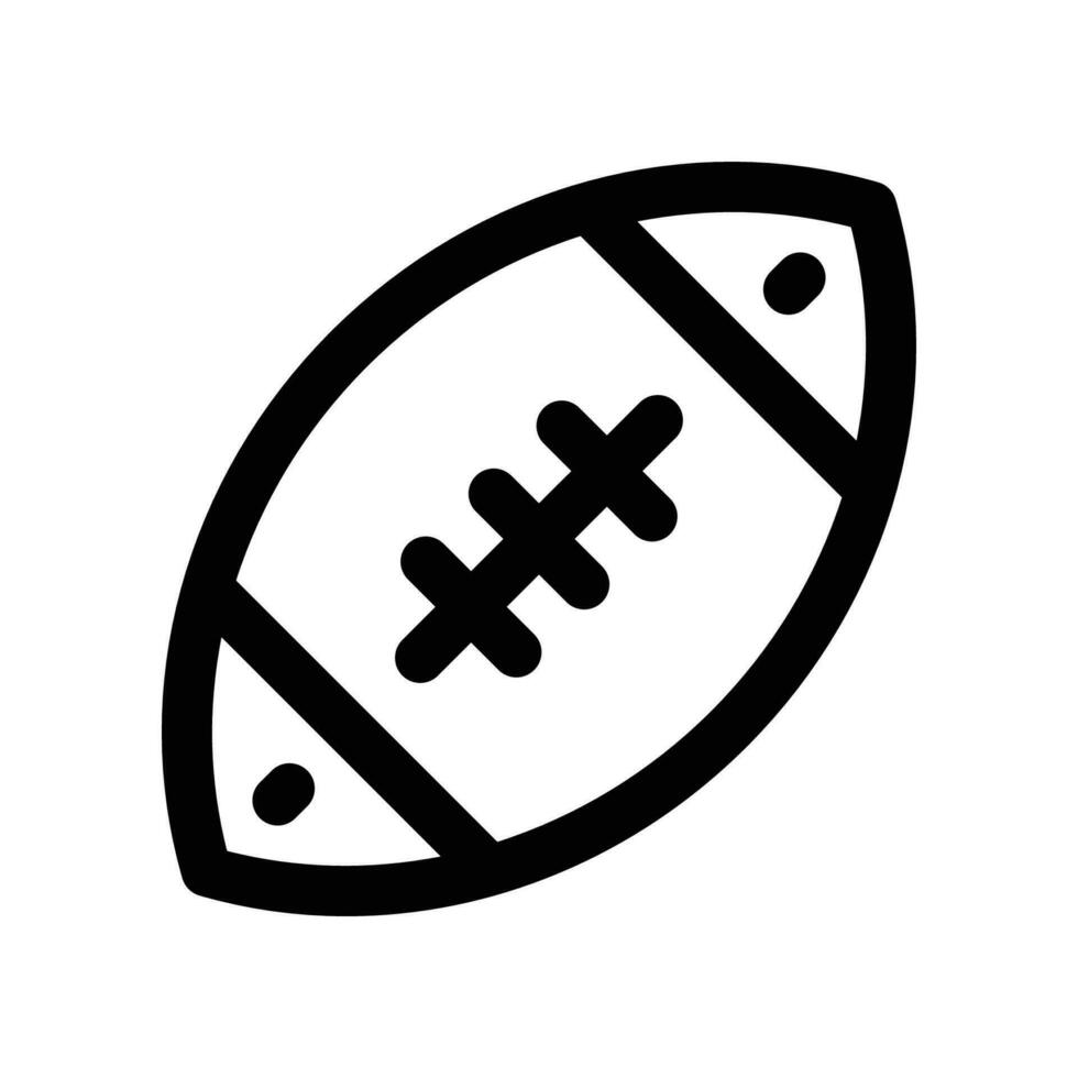 Amerikaans Amerikaans voetbal lijn icoon. vector icoon voor uw website, mobiel, presentatie, en logo ontwerp.