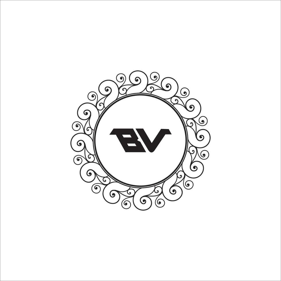 vb bv logo ontwerp vector sjabloon