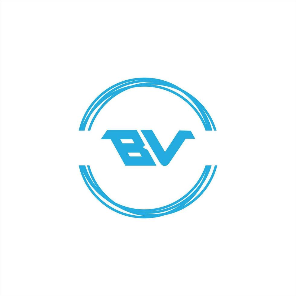 vb bv logo ontwerp vector sjabloon