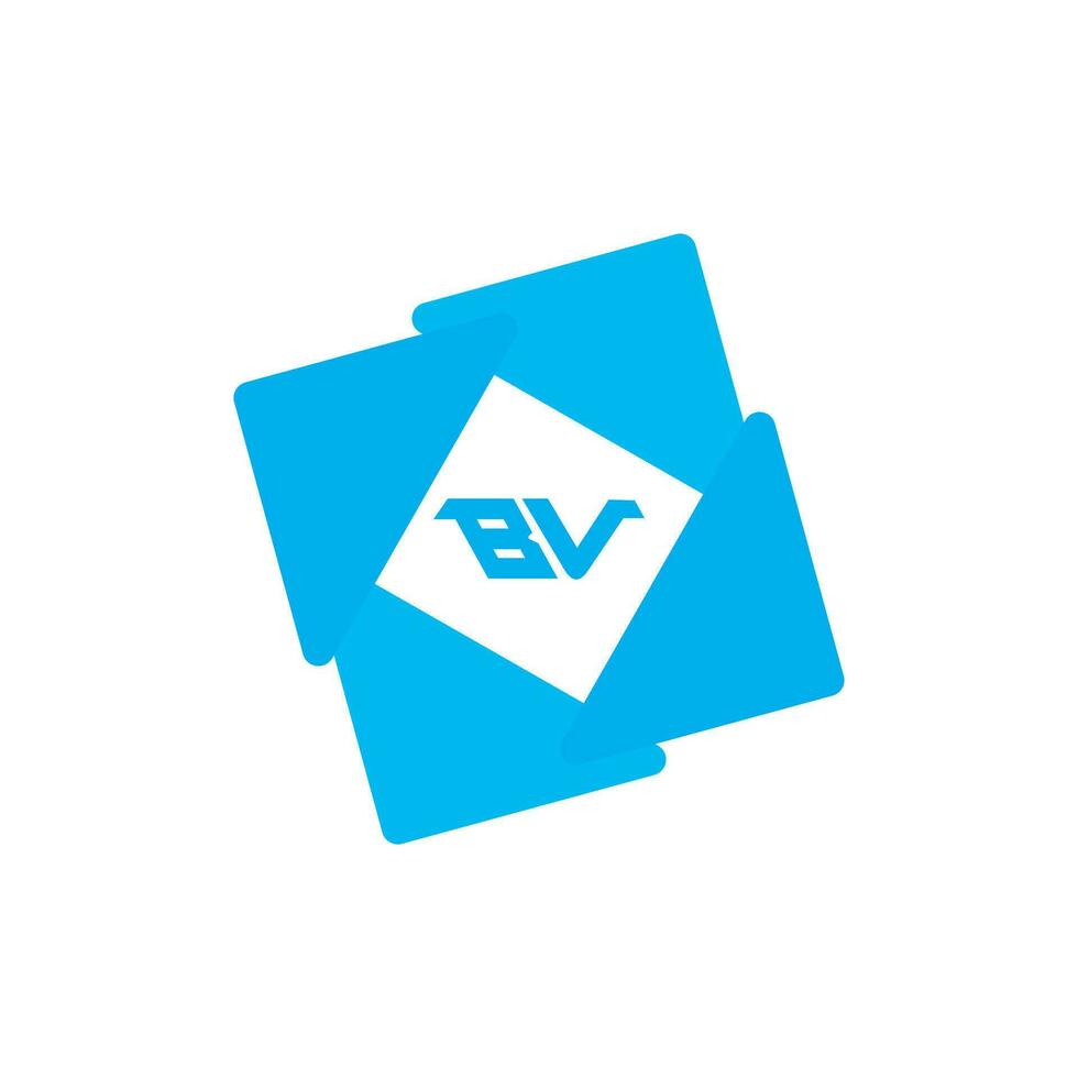 vb bv logo ontwerp vector sjabloon