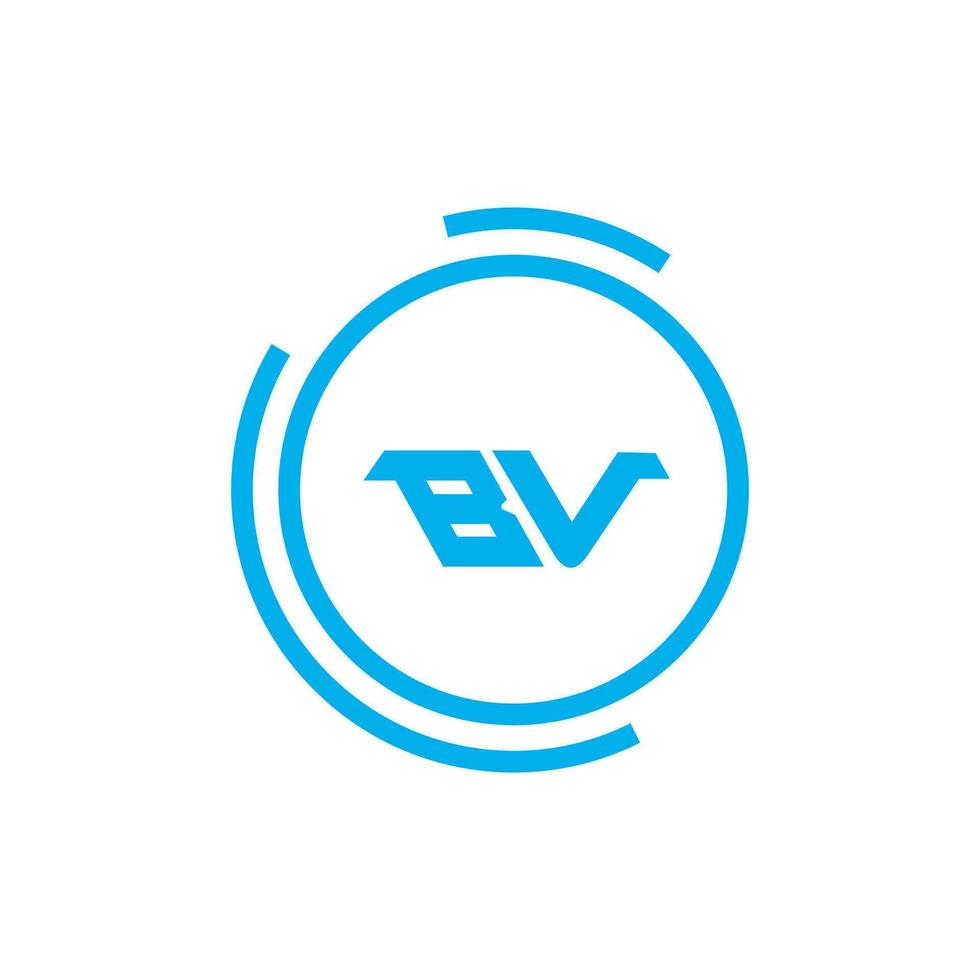 vb bv logo ontwerp vector sjabloon