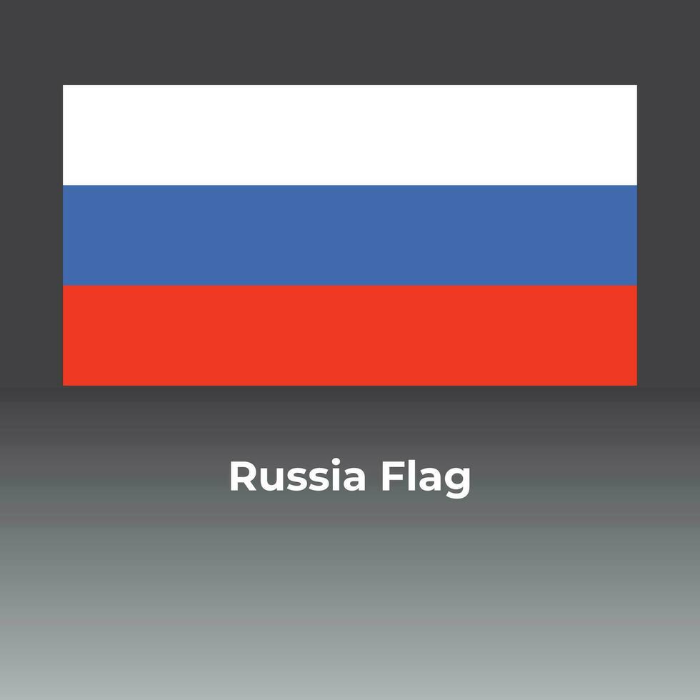 de Rusland vlag vector