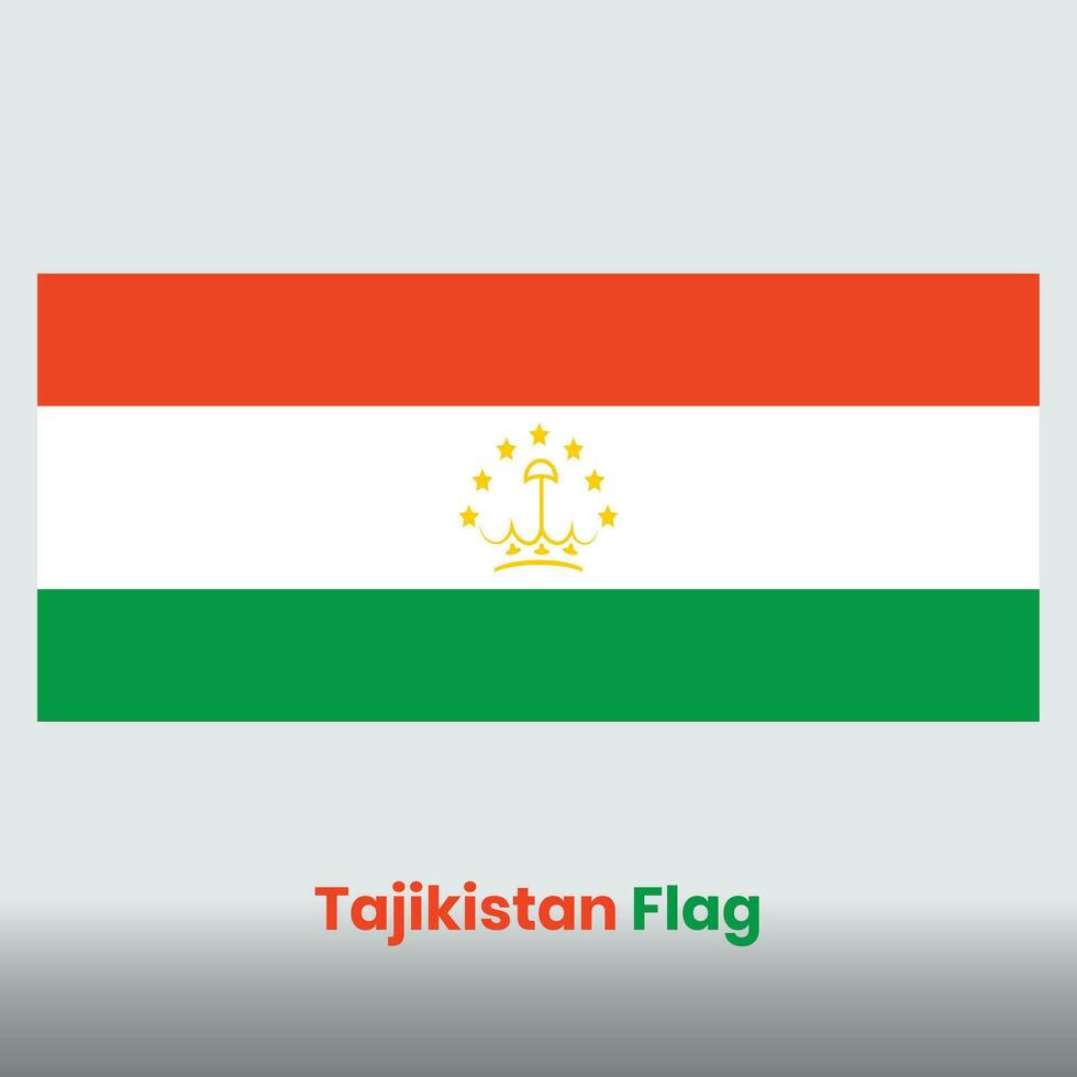 de Tadzjikistan vlag vector