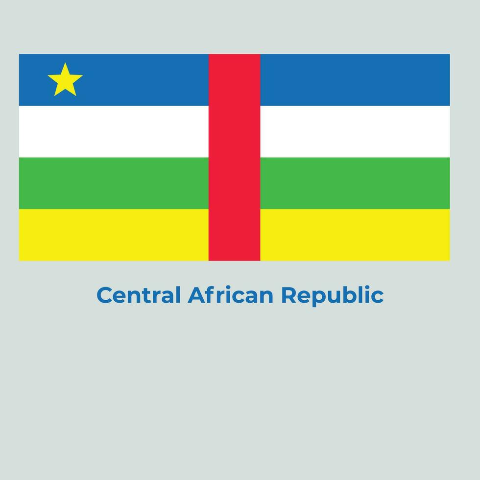 de centraal Afrikaanse republiek vlag vector