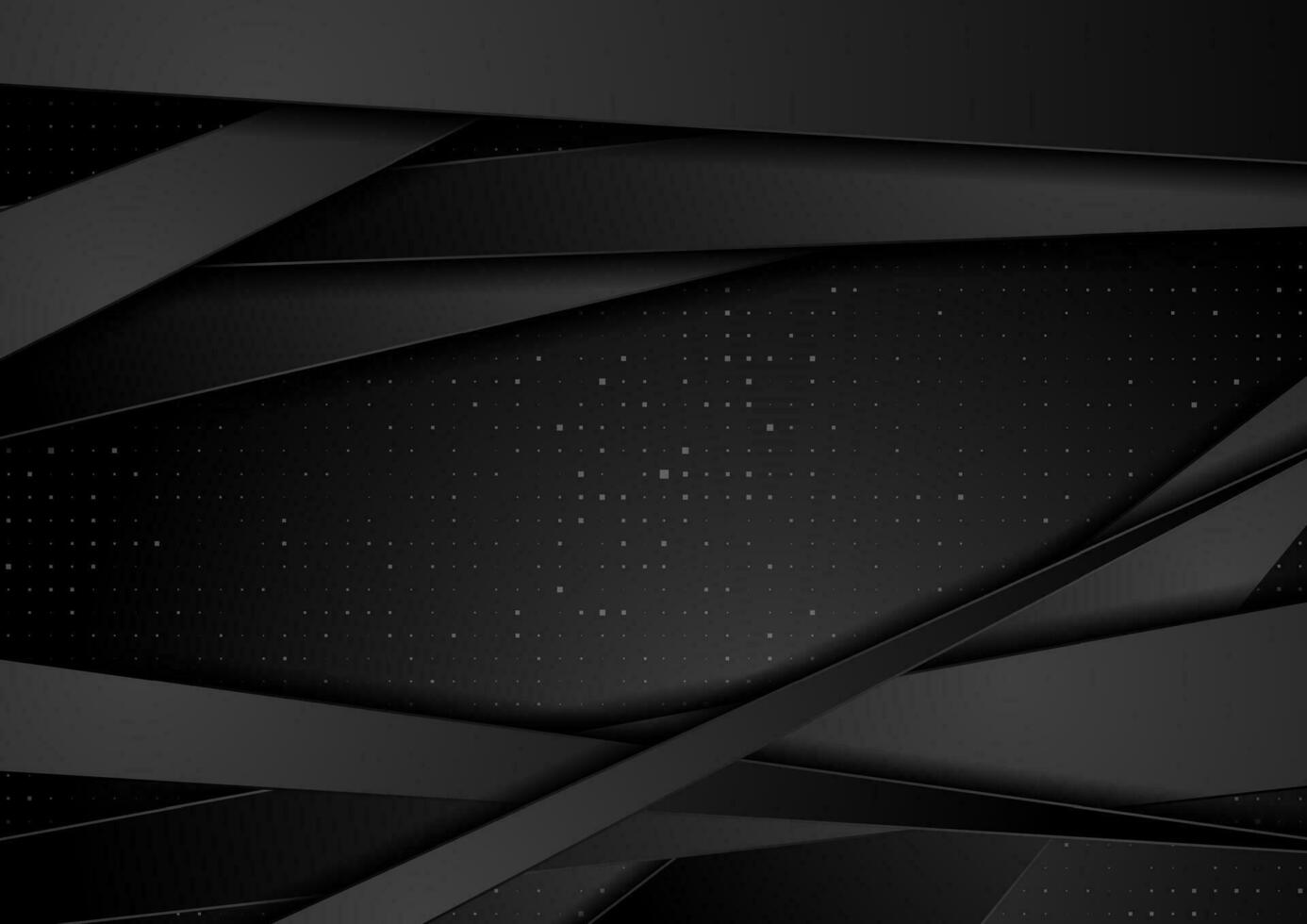 zwart strepen abstract tech zakelijke achtergrond vector