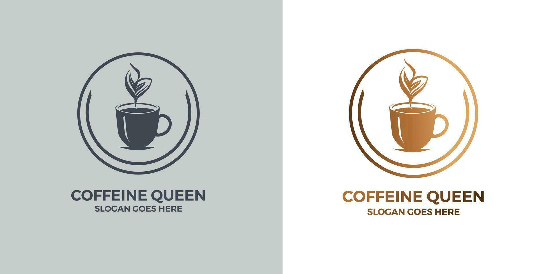 koffie kop logo. vector illustratie. vrij vector