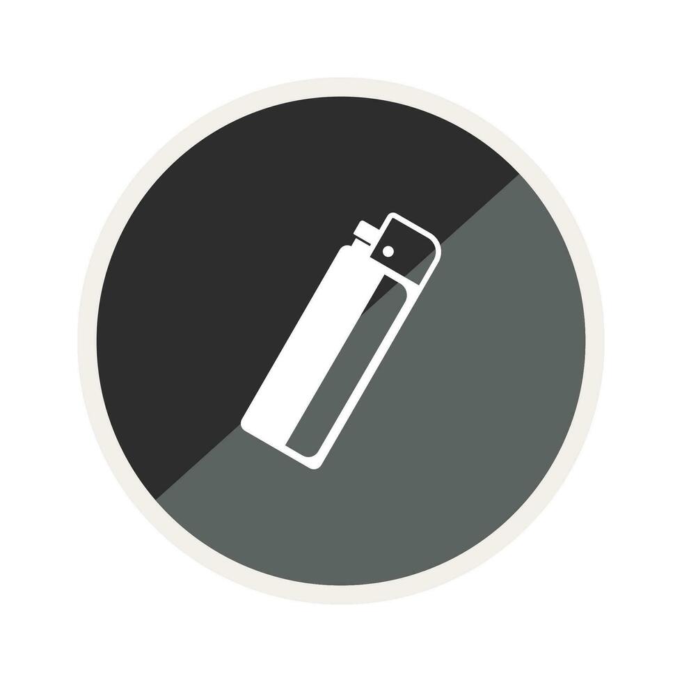 gas- aansteker icoon, gemakkelijk en minimalistische ontwerp, maar u kan gebruik het voor divers behoeften vector