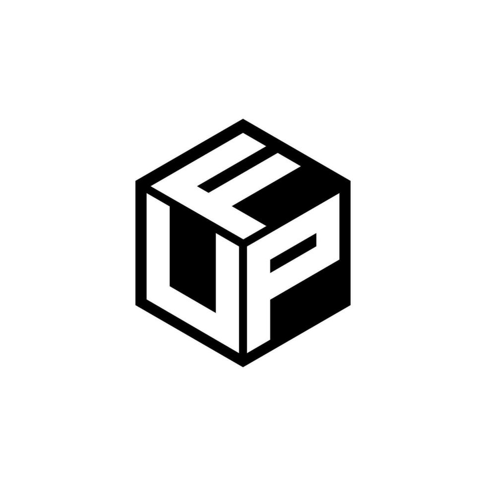 upf brief logo ontwerp, inspiratie voor een uniek identiteit. modern elegantie en creatief ontwerp. watermerk uw succes met de opvallend deze logo. vector