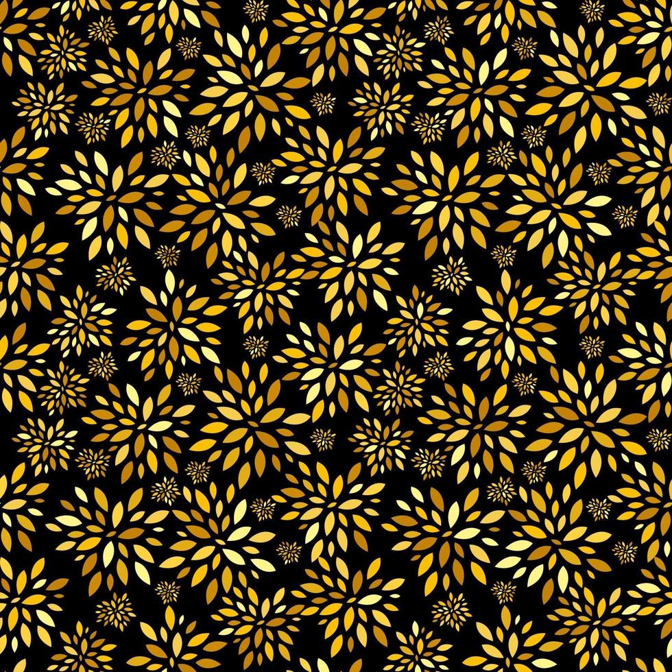 bloem bladeren patroon achtergrond vectorillustratie vector