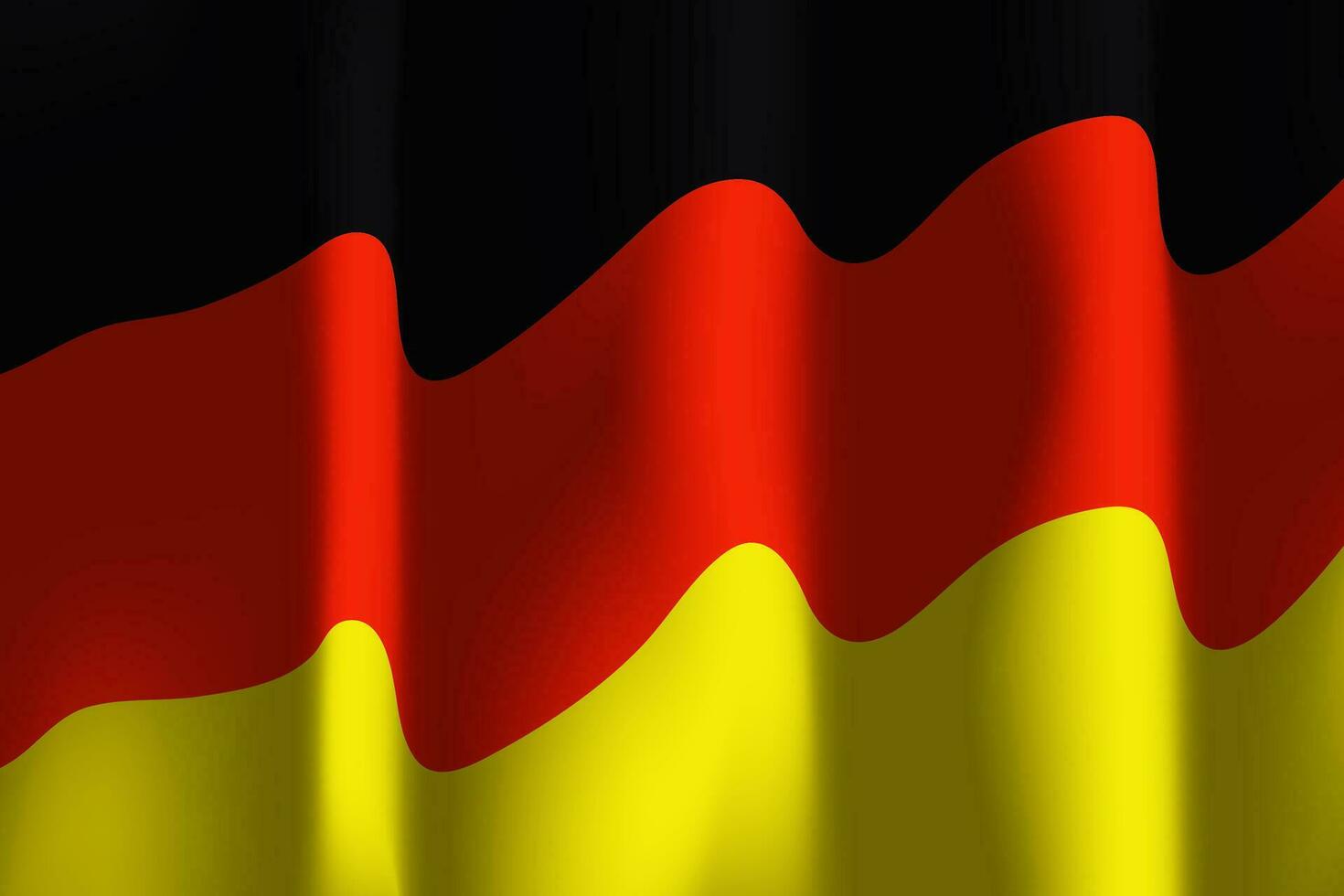 realistisch achtergrond abstract illustratie van de Duitse vlag golvend de vlag vector
