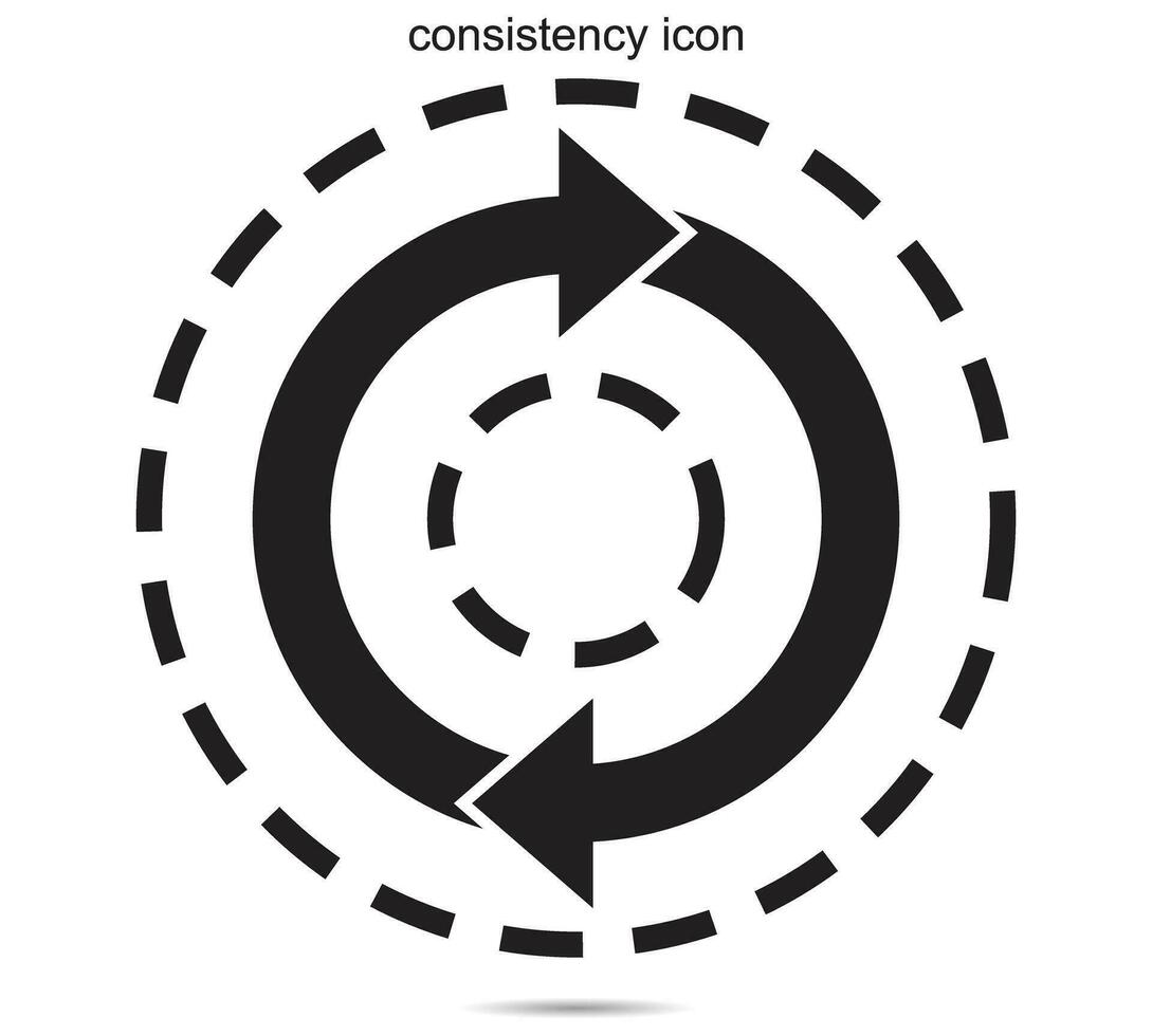 consistentie icoon, vector illustratie