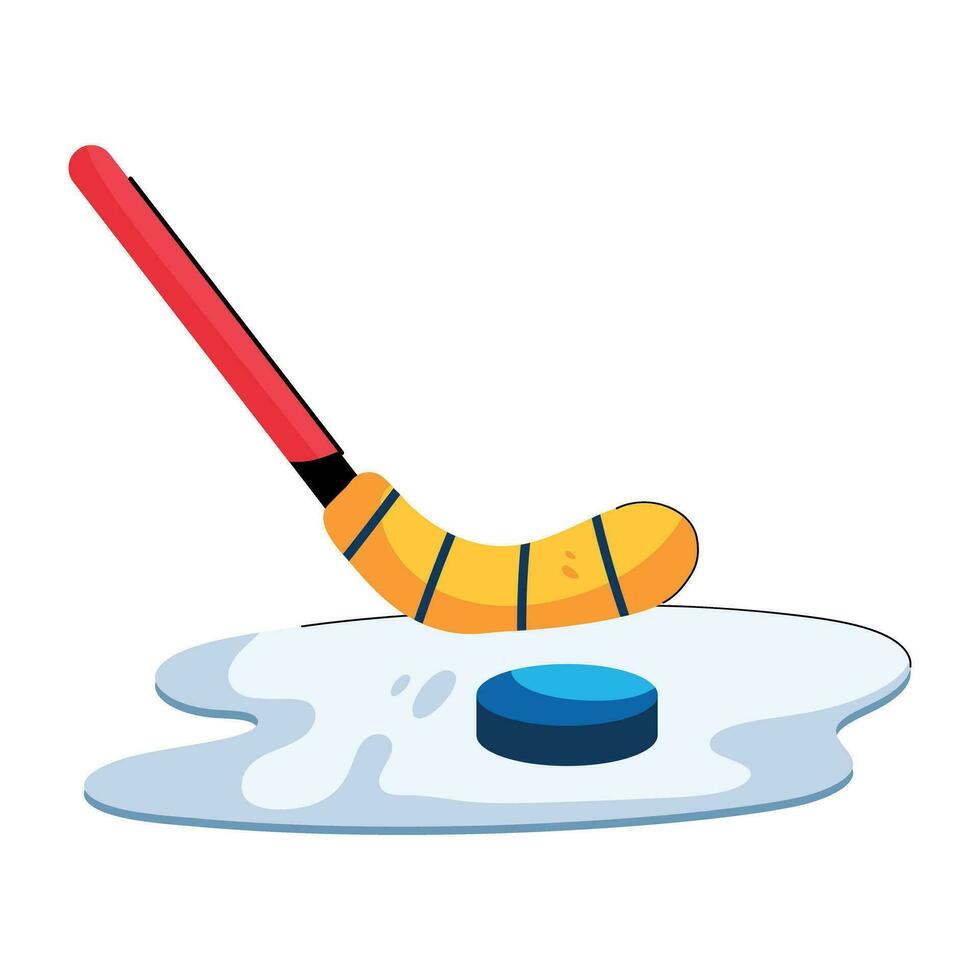 trendy ijshockey vector