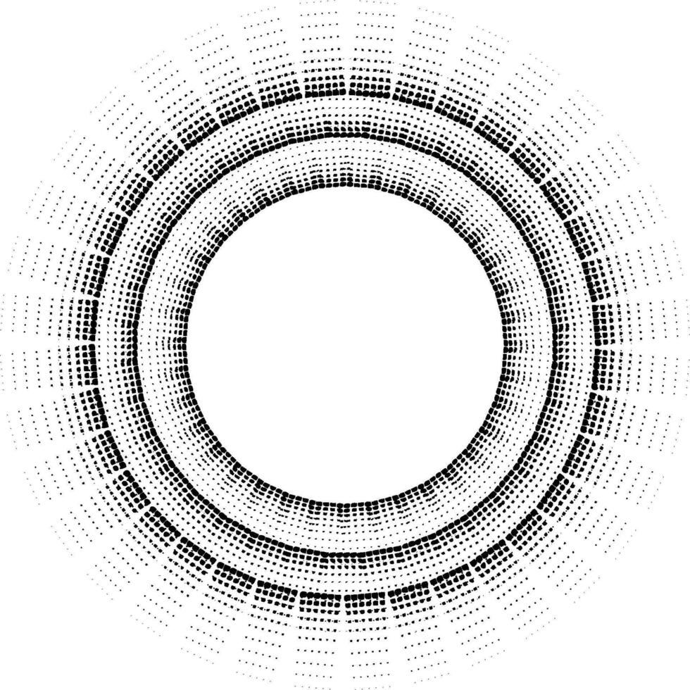 zon stralen abstract hand- getrokken, borstels stralen zon cirkel straal vector