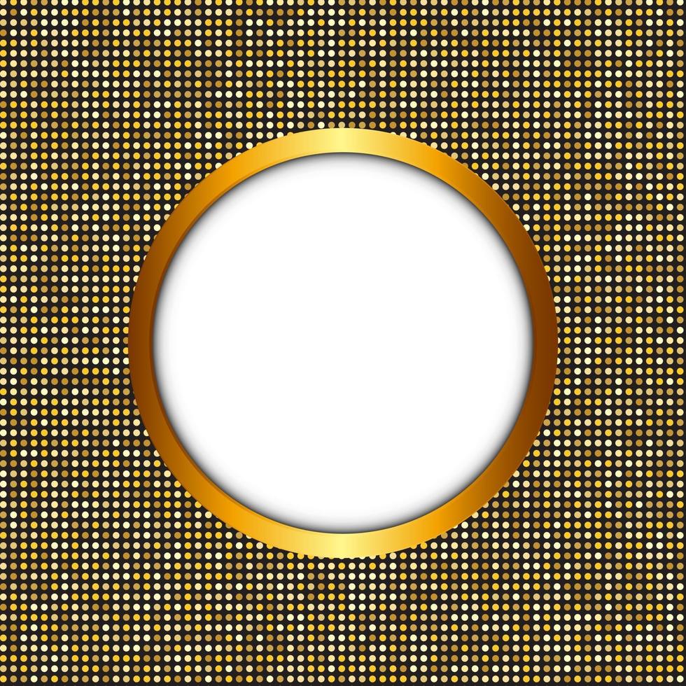 gouden glanzende frame vectorillustratie vector