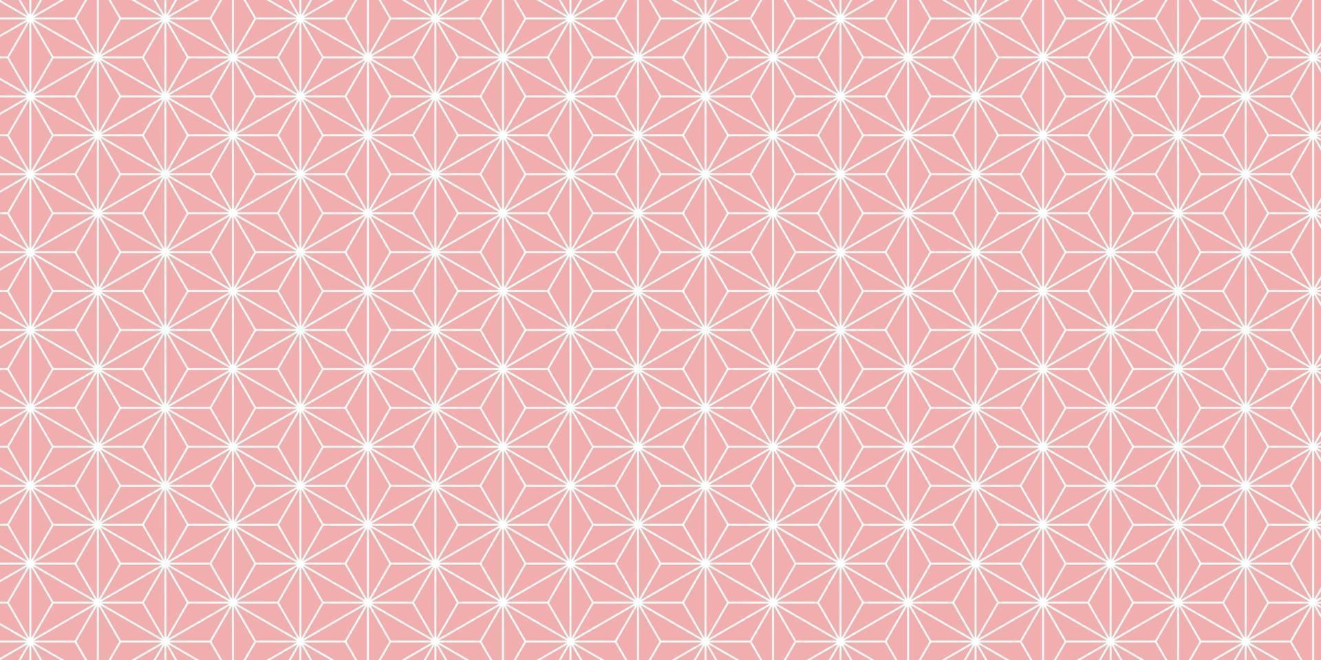 abstracte geometrische naadloze patroon met driehoek vorm roze achtergrond pink vector