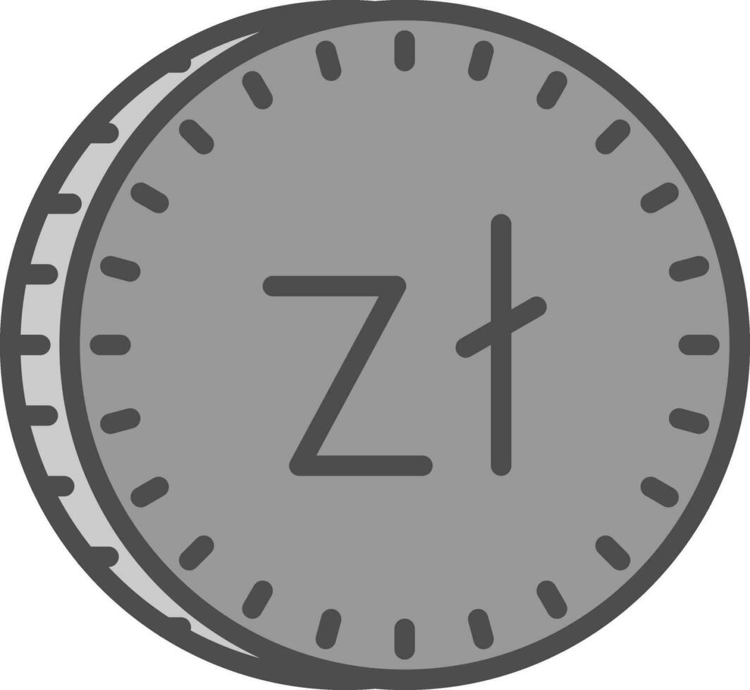 zloty vector icoon ontwerp