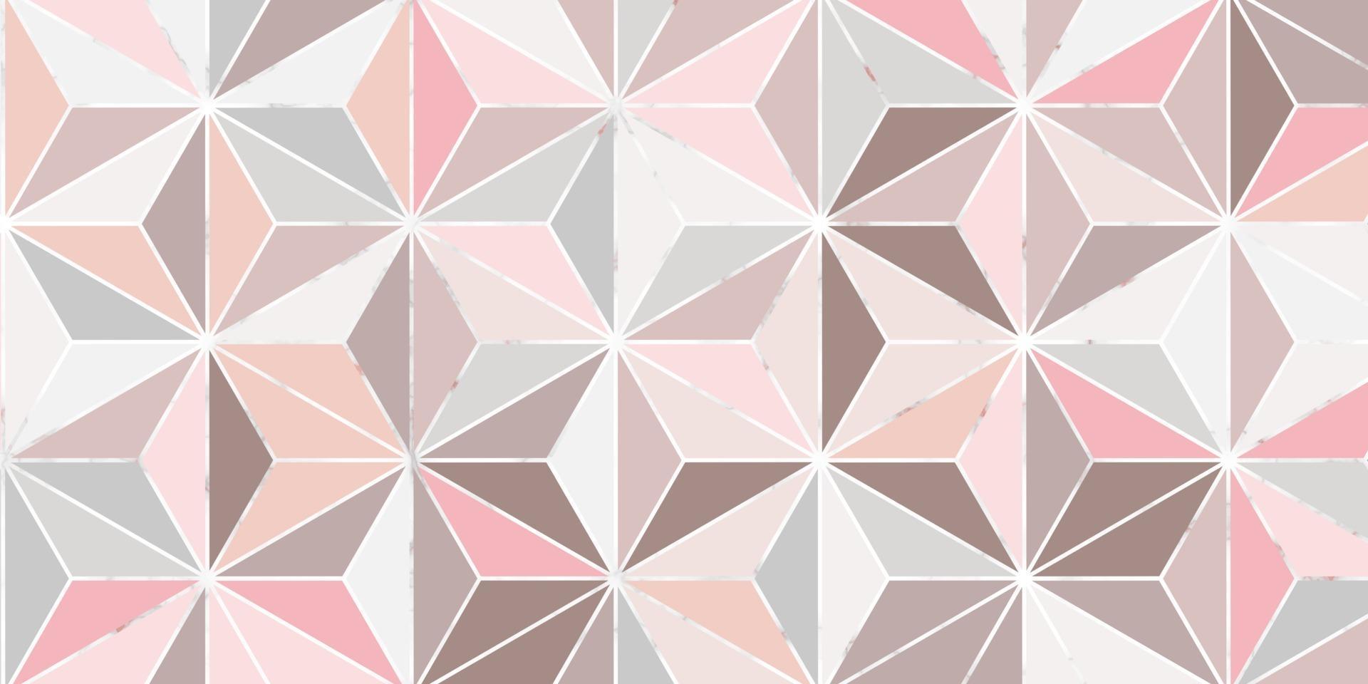 abstract geometrisch naadloos patroon modern ontwerp pastelkleur met marmeren lijn elegante achtergrond vector
