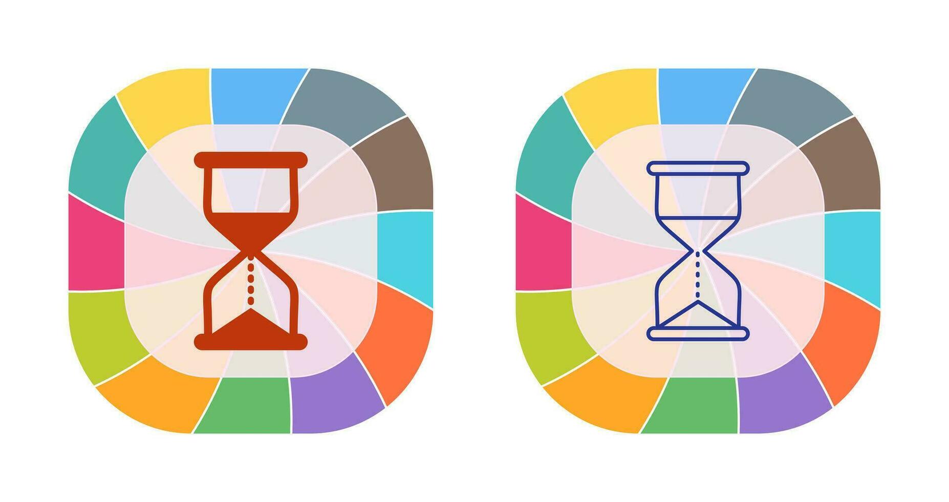 zandloper vector pictogram