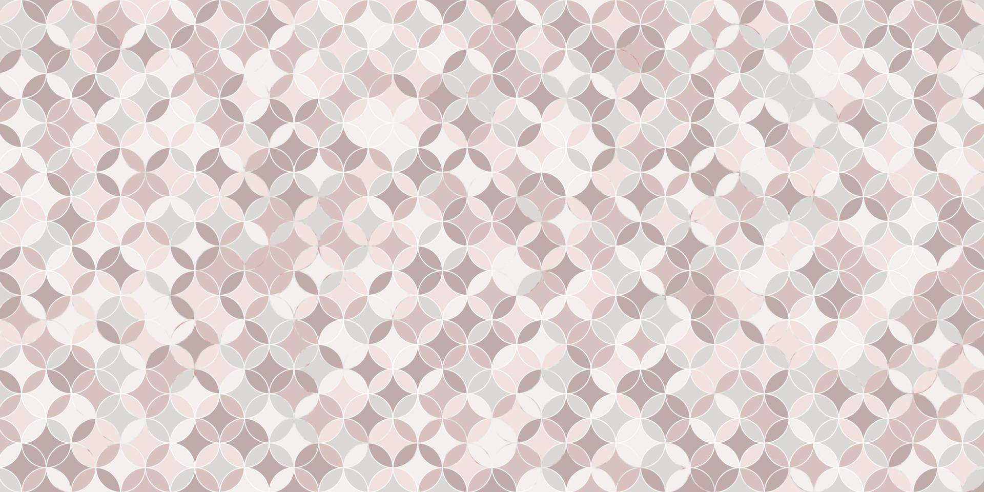 abstract geometrisch naadloos patroon met cirkelpastelkleurachtergrond vector