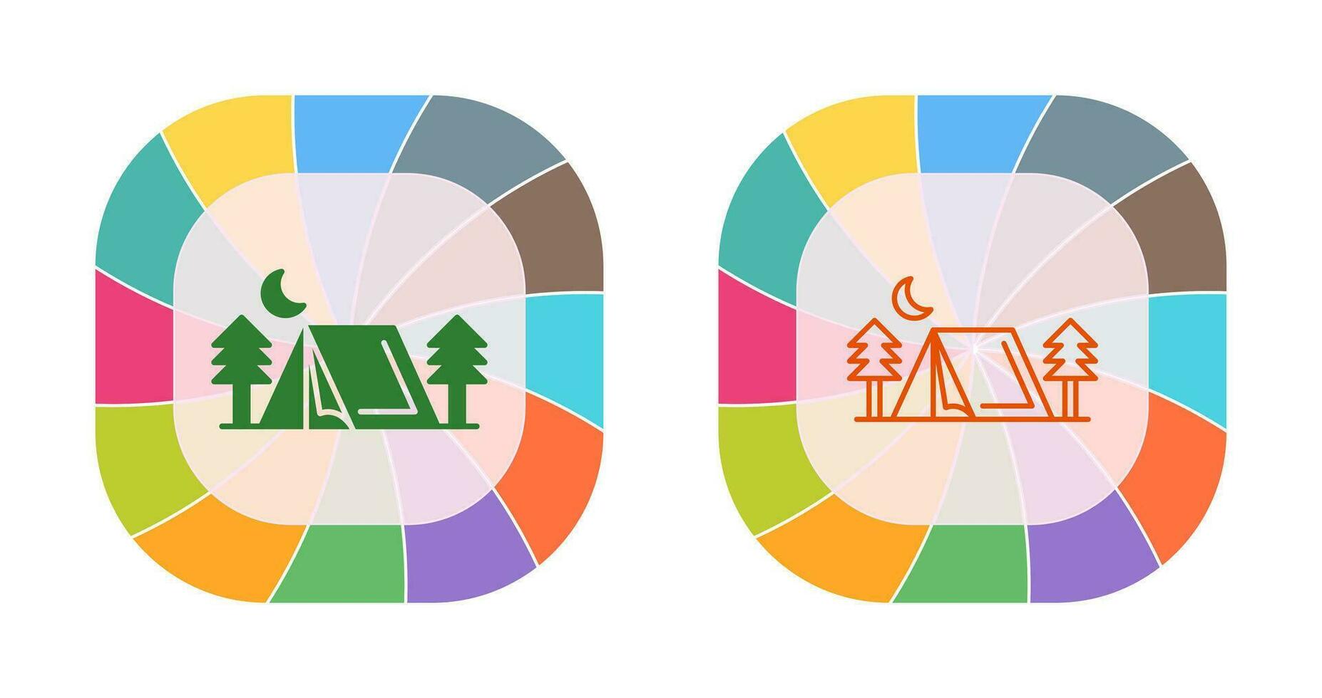 tent vector pictogram