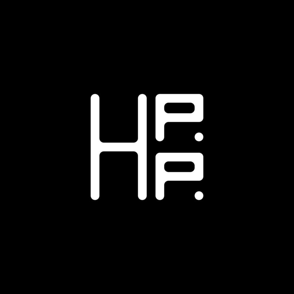 hpp brief logo vector ontwerp, hpp gemakkelijk en modern logo. hpp luxueus alfabet ontwerp