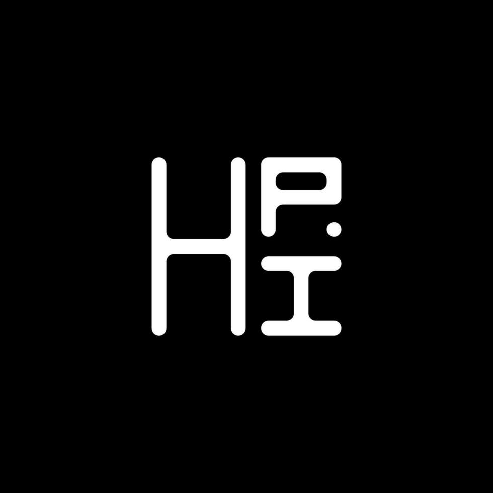 hpi brief logo vector ontwerp, hpi gemakkelijk en modern logo. hpi luxueus alfabet ontwerp