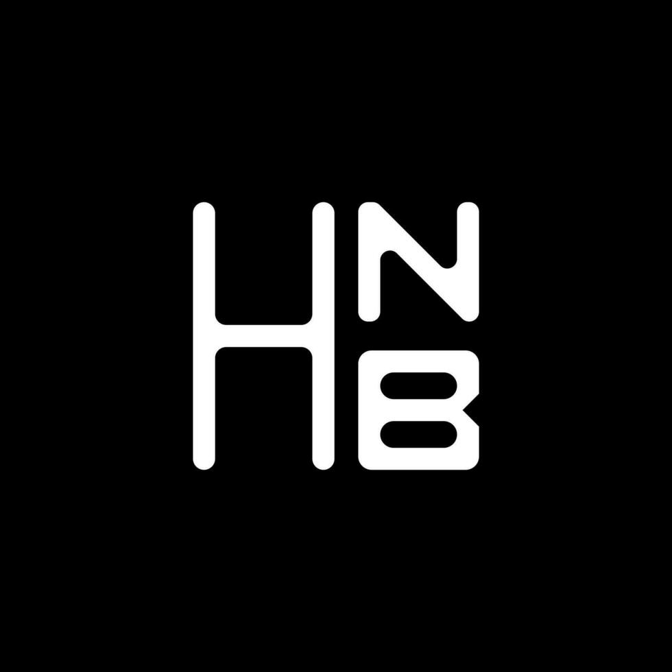 hnb brief logo vector ontwerp, hnb gemakkelijk en modern logo. hnb luxueus alfabet ontwerp